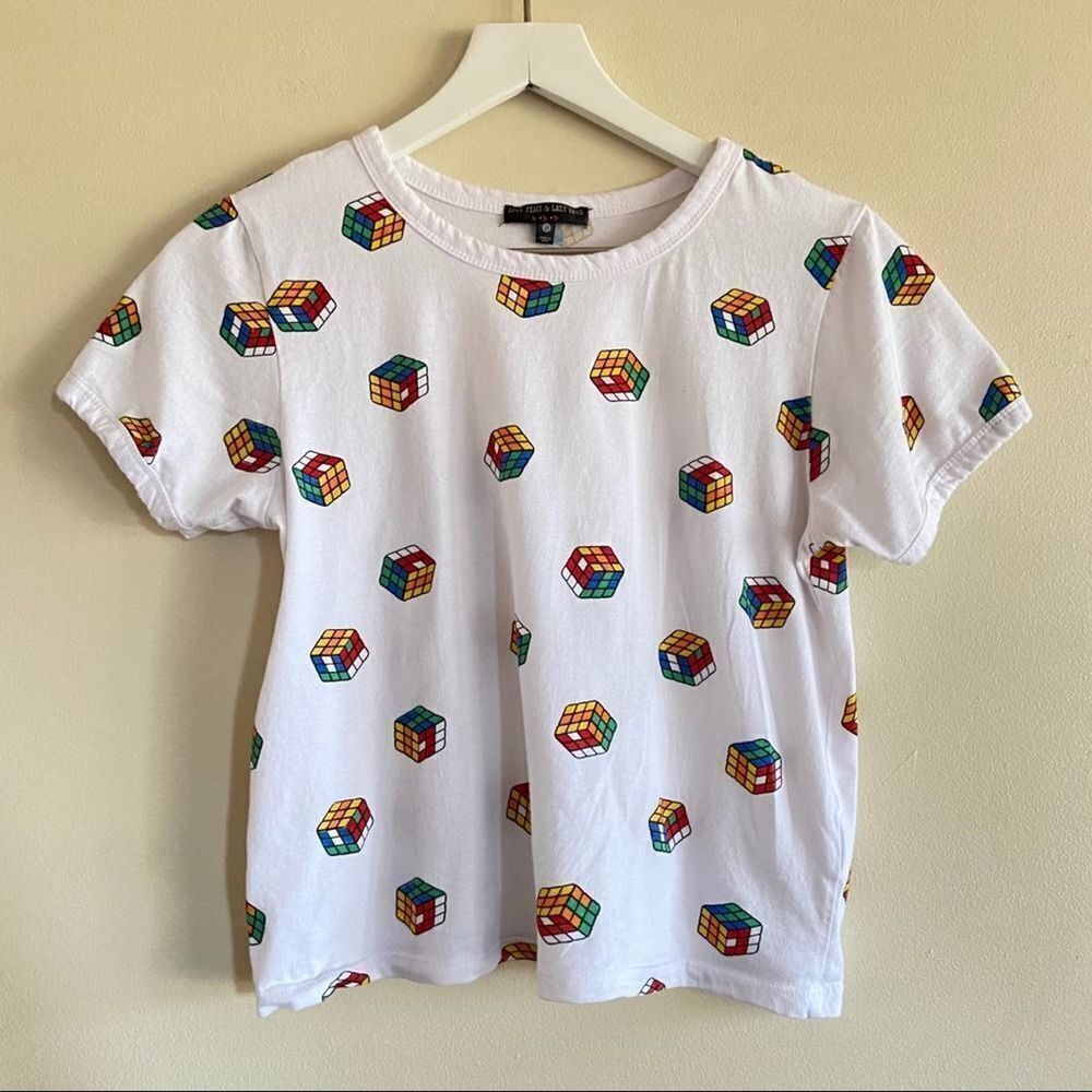 Womens Rubik’s Cube Tee Size Small